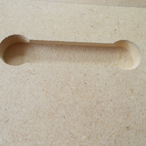 EUC, 12"x12" home decor wood plaque, signed - Picture 3 of 5